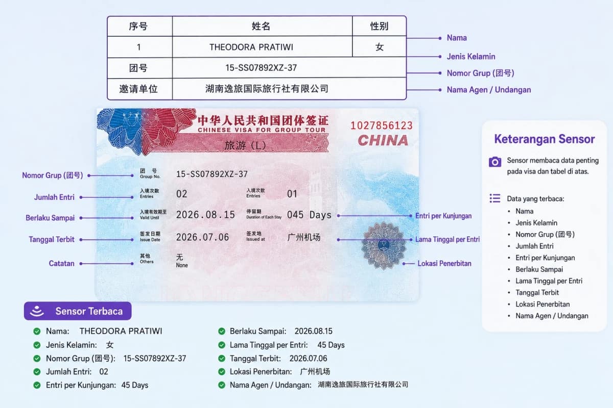 Visa China Group VS Visa China individu