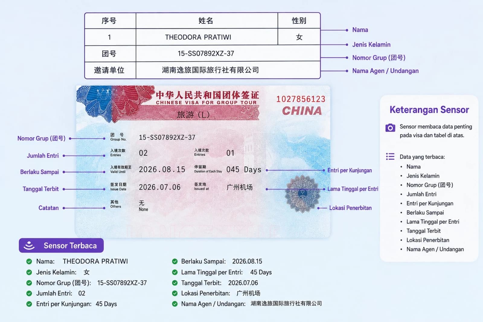 Visa China Group VS Visa China individu